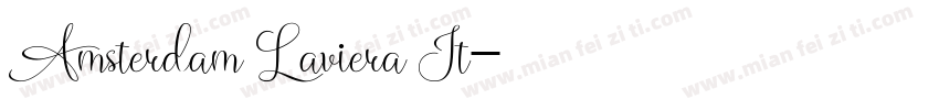 Amsterdam Laviera It字体转换